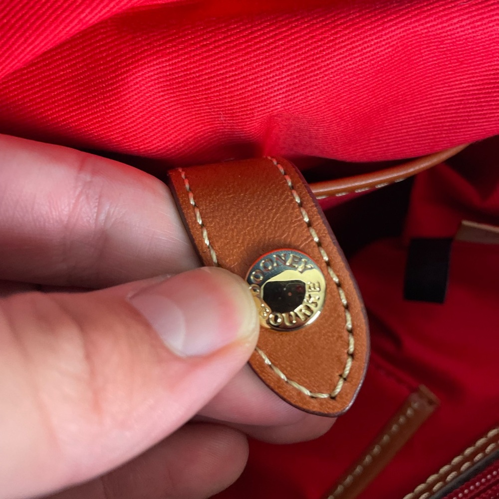 Dooney And Bourke Pebble Grain Lexington Bag Jeans Blue - Picture 7 of 7